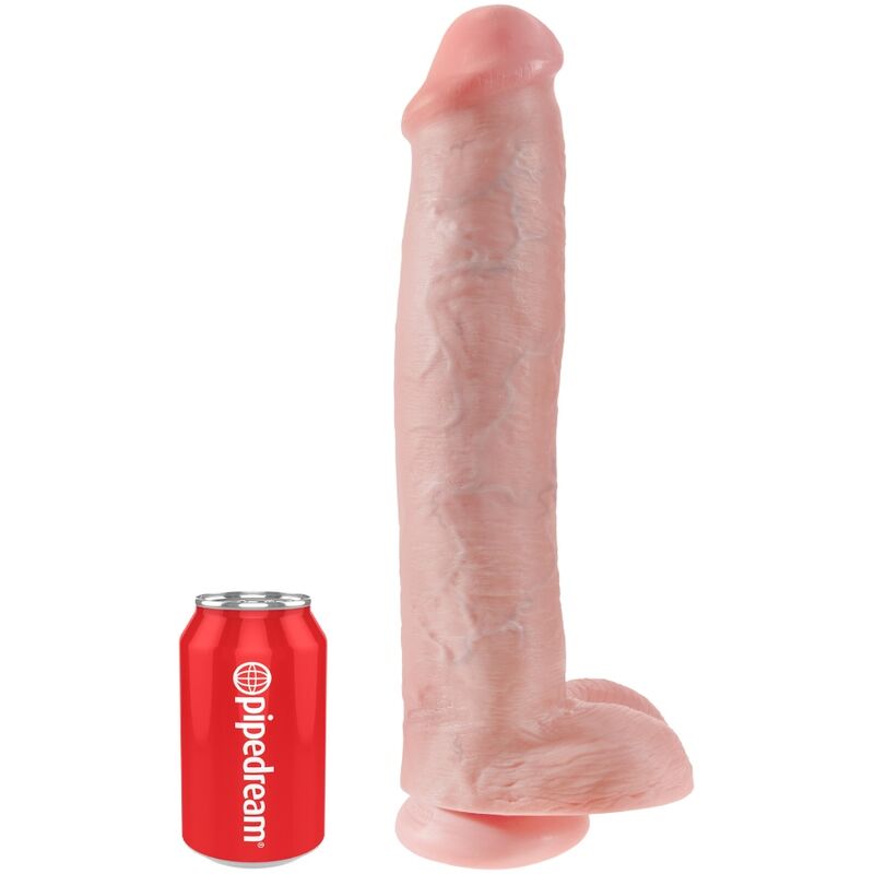 KING COCK - PENE REALISTICO CON SFERE 34.2 CM LEGGERO