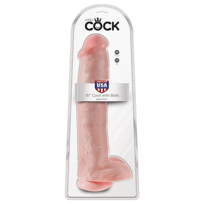 KING COCK - PENE REALISTICO CON SFERE 34.2 CM LEGGERO