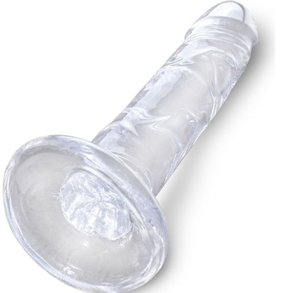 KING COCK - CLEAR PENE REALISTICO 15.5 CM TRASPARENTE