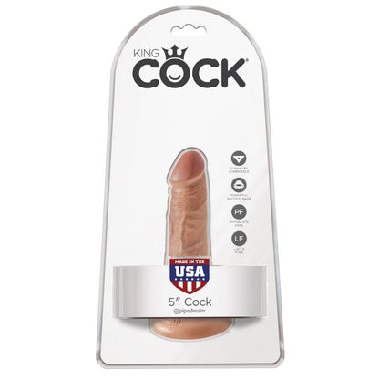 KING COCK - PENE REALISTICO 12 CM CARAMEL