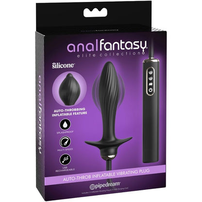 ANAL FANTASY ELITE COLLECTION - PLUG GONFIABILE E VIBRATORE AUTO-THROB