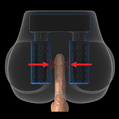 PDX ELITE - MEGA MASTURBATORE MILK ME SILLY VAGINA E ANO MARRONE