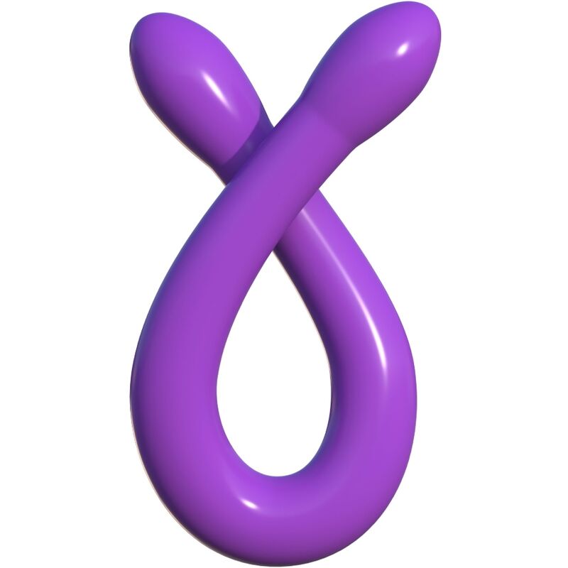 CLASSIX - DOPPIO DILDO FLESSIBILE 43,7 CM VIOLA