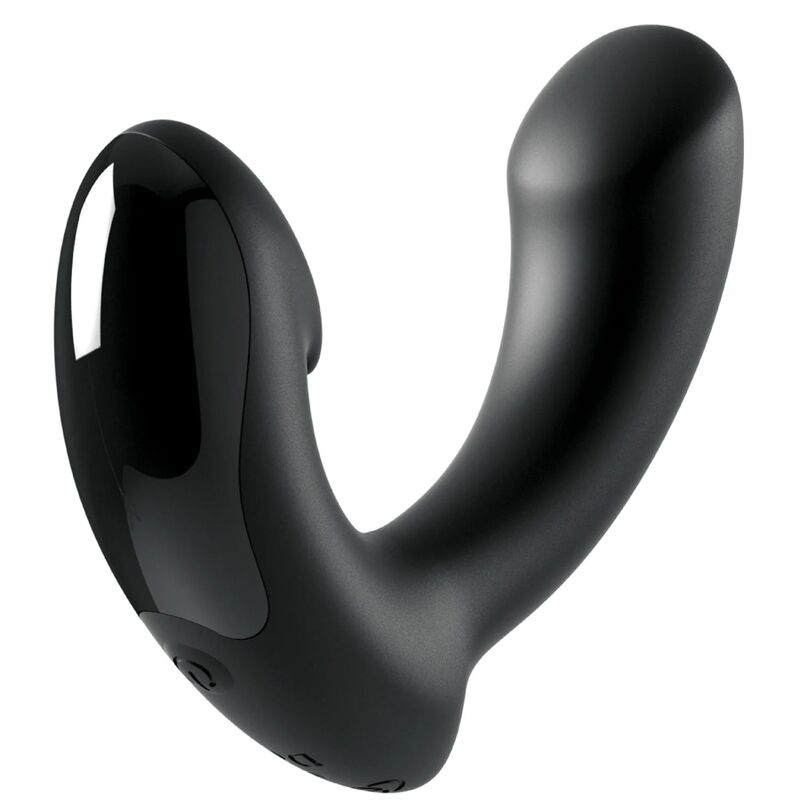 SIR RICHARDS - MASSAGGIATORE PROSTATICO P-POINT IN SILICONE NERO