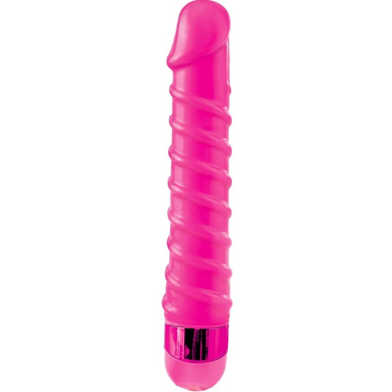 CLASSIX - MASSAGGIATORE VIBRANTE CANDY TWIRL 16,5 CM ROSA