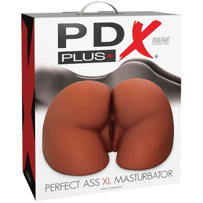 PDX PLUS - MASTURBATORE MARRONE A DOPPIA ENTRATA ASS XL PERFECT