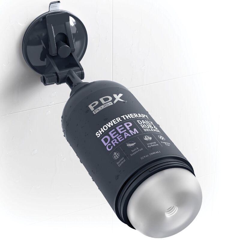 PDX PLUS - MASTURBATORE STROKER DESIGN DISCRETO IN BOTTIGLIA DI SHAMPOO CON CREMA PROFONDA