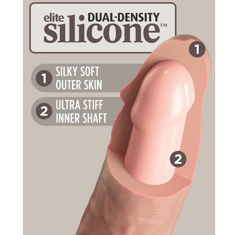 KING COCK - ELITE DILDO REALISTICO IN SILICONE 20.3 CM