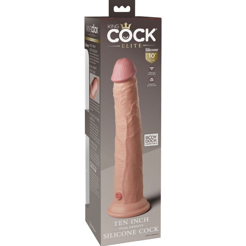 KING COCK - ELITE DILDO REALISTICO IN SILICONE 25.4 CM