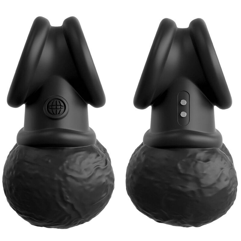 KING COCK - ELITE ANELLO CON TESTICOLO VIBRANTE IN SILICONE