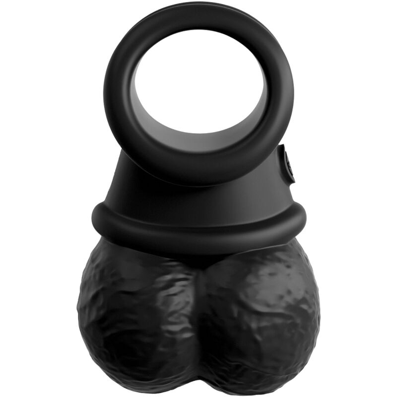 KING COCK - ELITE ANELLO CON TESTICOLO IN SILICONE