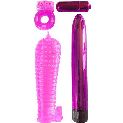 CLASSIX - KIT PER COPPIE CON ANELLO, GUAINA E PROIETTILI ROSA