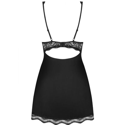 OBSESSIVE - BABYDOLL E PERIZOMA LUVAE NERO XS/S