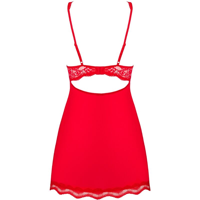 OBSESSIVE - LUVAE BABYDOLL & TANGA ROSSO S/M