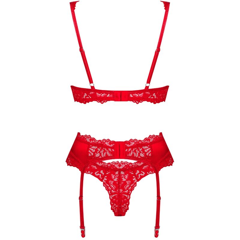 OBSESSIVE - SET AMOR CHERRIS 3 PEZZI L/XL