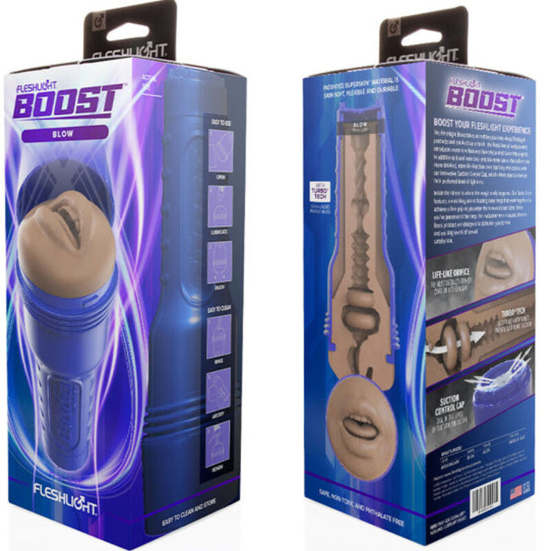 FLESHLIGHT BOOST - MASTURBADOR BLOW MD FLESH BOCCA RP