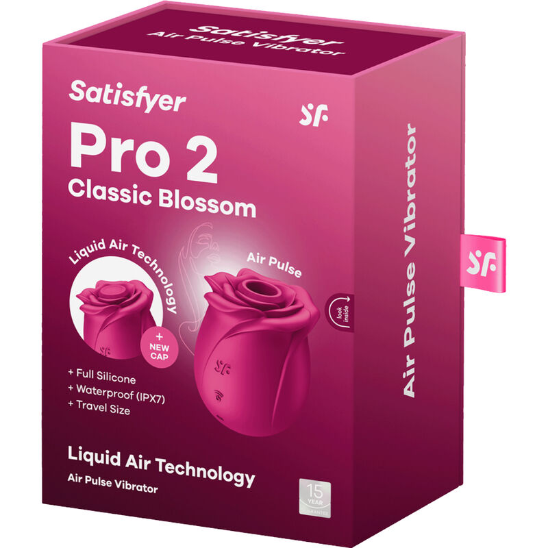 SATISFYER - AIR PULSE VIBRATORE PRO 2 CLASSIC BLOSSOM