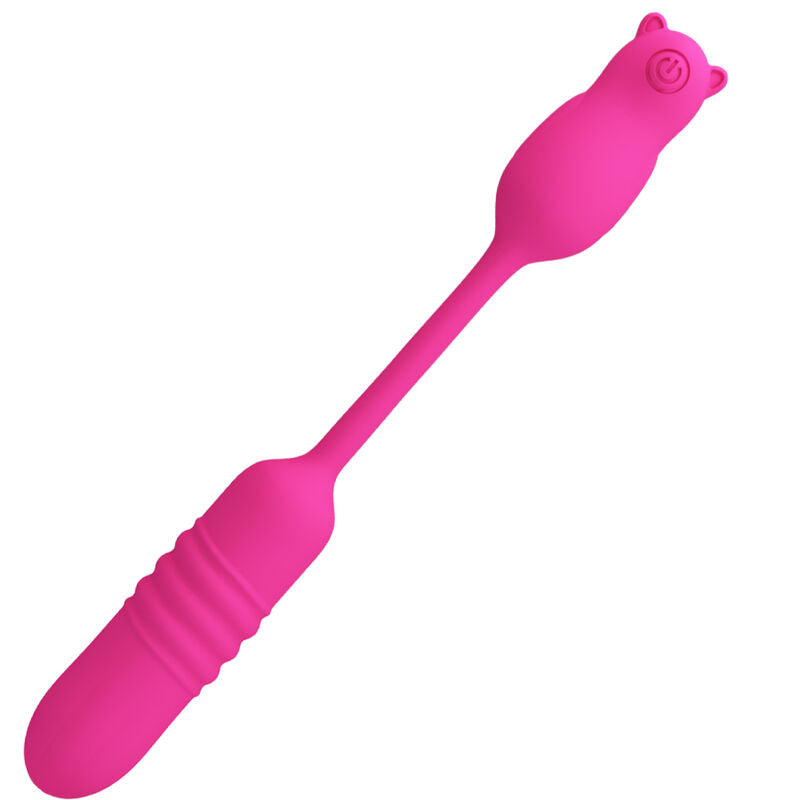 PRETTY LOVE - PROIETTORE VIBRANTE IN SILICONE ROSA