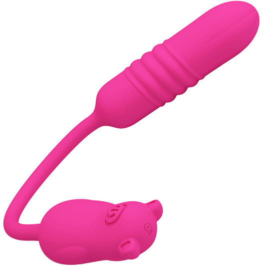 PRETTY LOVE - PROIETTORE VIBRANTE IN SILICONE ROSA