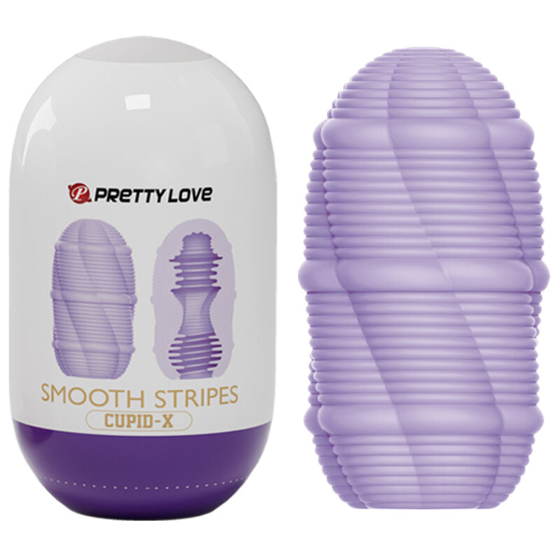 PRETTY LOVE - UOVO MASTURBATORE CUPIDO A STRISCE LISCE