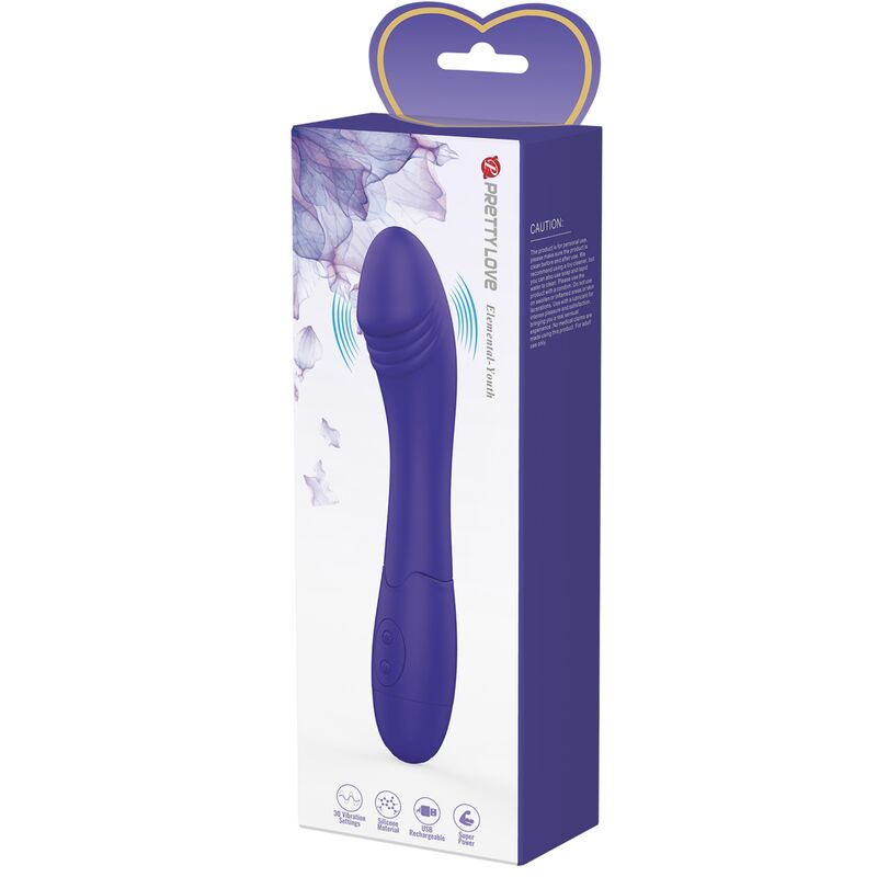 PRETTY LOVE - DILDO VIOLETTO VIOLETTO ELEMENTAL YOUTH