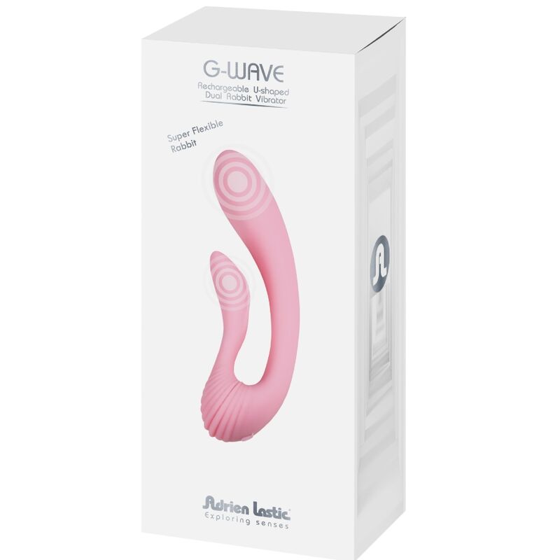 ADRIEN LASTIC - VIBRATORE G-WAVE DUAL RABBIT ROSA