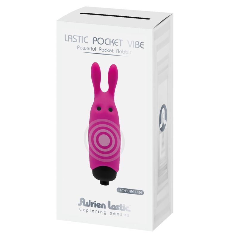 ADRIEN LASTIC - VIBRATORE LASTIC POCKET CONIGLIO ROSA