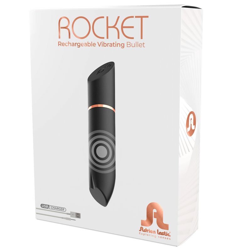 ADRIEN LASTIC - PROIETTILE RICARICABILE ROCKET NERO