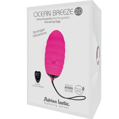 ADRIEN LASTIC - OCEAN BREEZE 2.0 UOVO VIBRANTE RICARICABILE TELECOMANDO ROSA