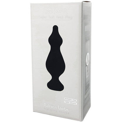 ADRIEN LASTIC - AMUSE PLUG ANALE IN SILICONE NERO TAGLIA L