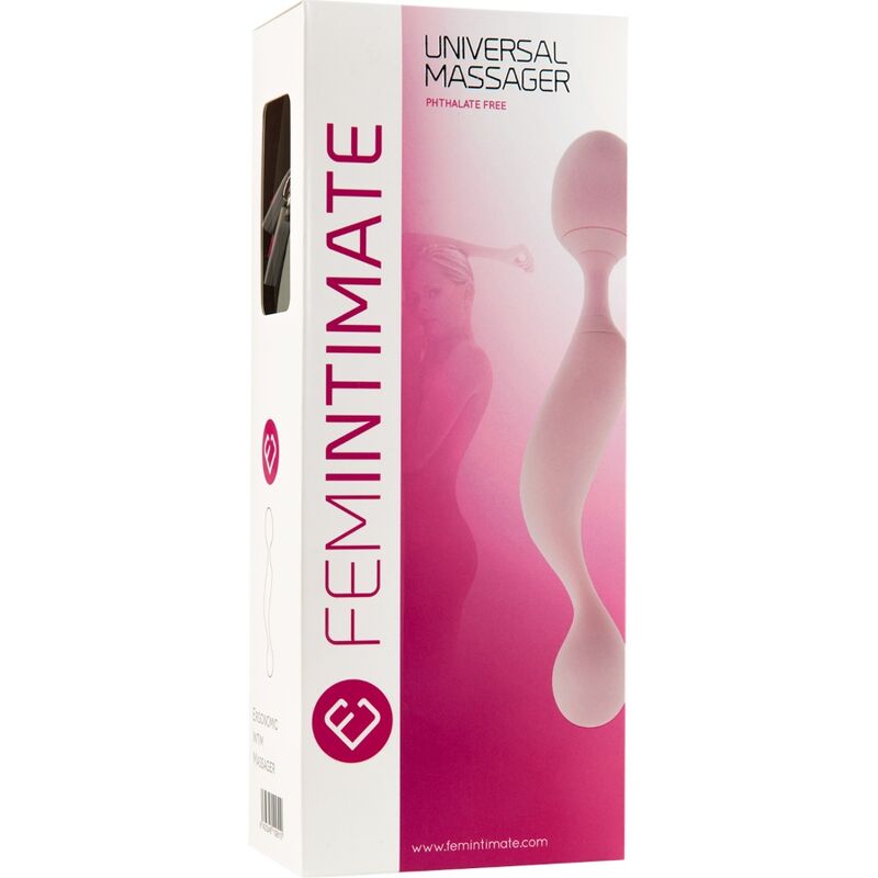 FEMINTIMATE - VIBRATORE IN SILICONE MASSAGGIATORE UNIVERSALE ROSA