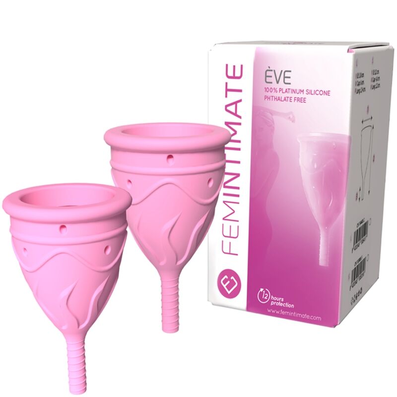 FEMINTIMATE - EVE COPPE MESTRUALI IN SILICONE - TAGLIA S