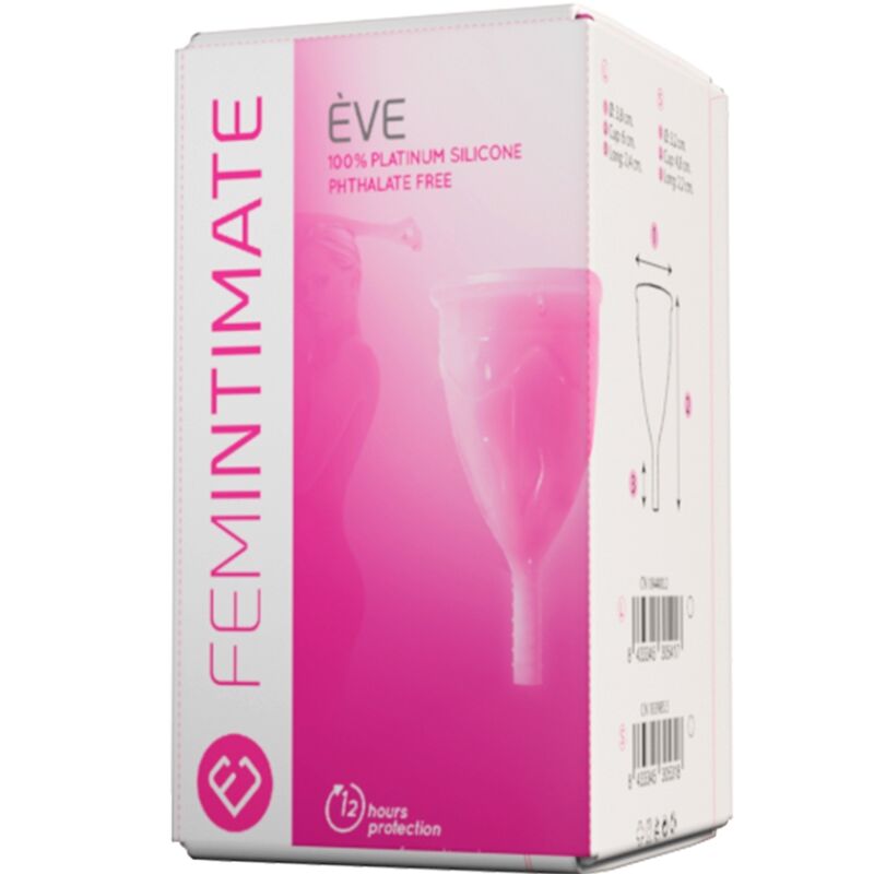 FEMINTIMATE - EVE COPPE MESTRUALI IN SILICONE TAGLIA S