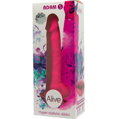 ALIVE - PENE REALISTICO DI ADAM FUCSIA 17,75 CM