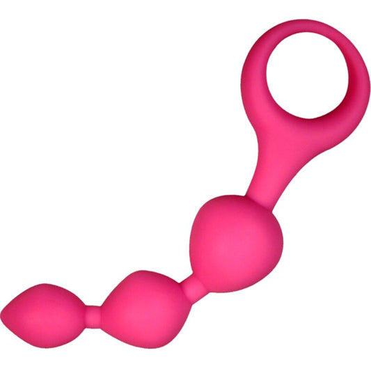 ALIVE - SFERE ANALI IN SILICONE TRIBALL ROSA 15 CM