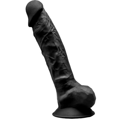 SILEXD - MODELLO 1 PENE REALISTICO PREMIUM SILEXPAN SILICONE NERO 23 CM