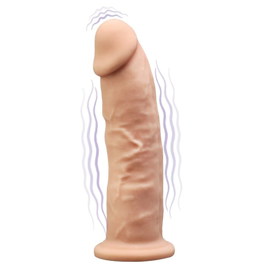 SILEXD - MODELLO 1 VIBRATORE PER PENE REALISTICO IN SILICONE PREMIUM SILEXPAN 17.5 CM