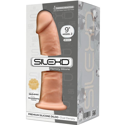 SILEXD - MODELLO 2 PENE REALISTICO PREMIUM SILEXPAN SILICONE 23 CM