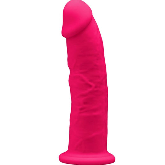 SILEXD - MODELLO 2 PENE REALISTICO PREMIUM SILEXPAN SILICONE FUCSIA 15 CM