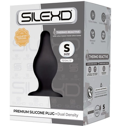 SILEXD - MODELLO 2 PLUG ANALE PREMIUM SILEXPAN SILICONE PREMIUM TERMOREATTIVO TAGLIA S