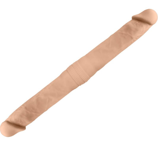 SILEXD - PENE DOPPIO REALISTICO SILICONE SILEXPAN PREMIUM 42.5 CM