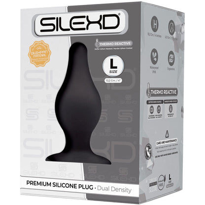 SILEXD - MODELLO 2 PLUG ANALE PREMIUM SILEXPAN SILICONE PREMIUM TERMOREATTIVO MISURA L