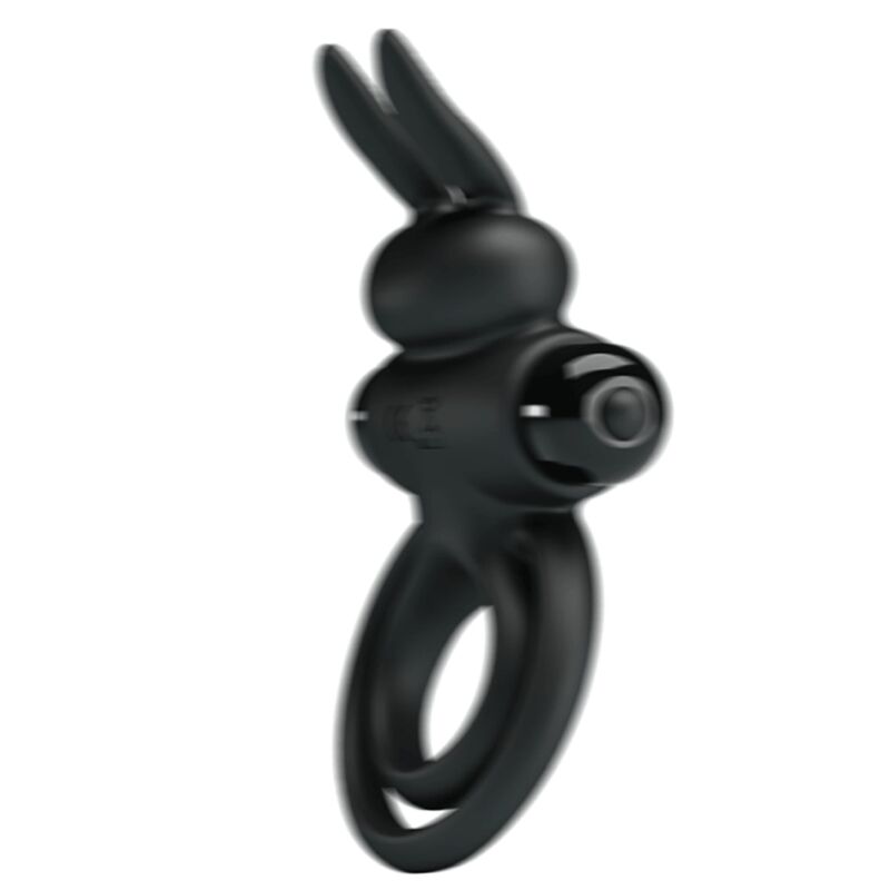 PRETTY LOVE - ANELLO VIBRATOR III RABBIT PER PENE NERO