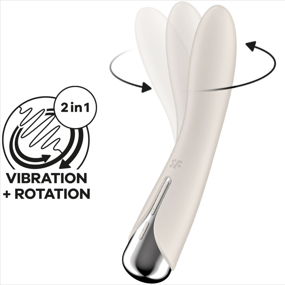 SATISFYER - SPINNING VIBE 1 VIBRATORE G-SPOT ROTATOR ROSSO