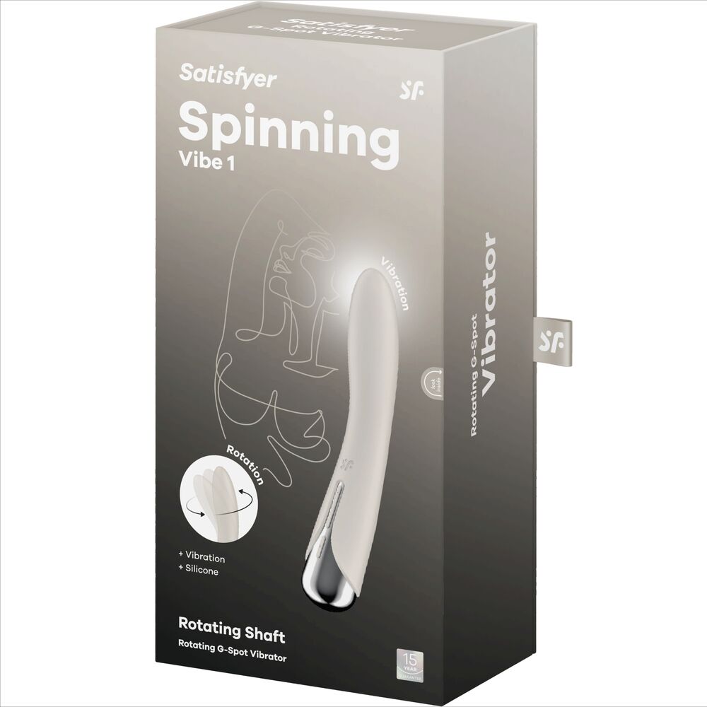 SATISFYER - SPINNING VIBE 1 VIBRATORE G-SPOT ROTATOR ROSSO