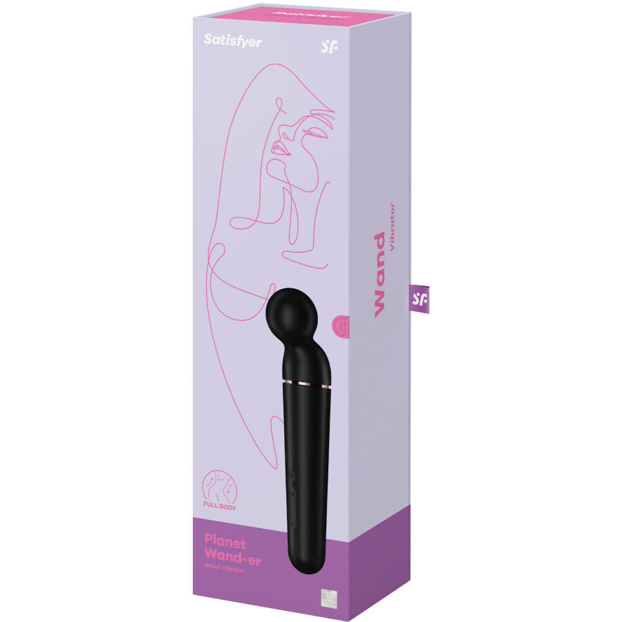 SATISFYER - MASSAGGIATORE VIBRATORE PLANET WAND-ER BERRY