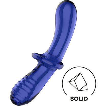 SATISFYER - DILDO DOPPIO CRISTALLO TRASPARENTE