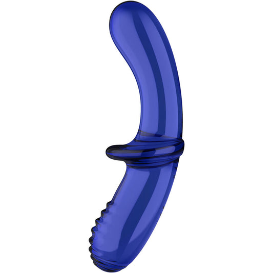 SATISFYER - DILDO DOPPIO CRISTALLO TRASPARENTE