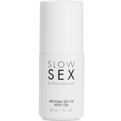 BIJOUX - SLOW SEX OLIO DA MASSAGGIO SESSUALE CON CBD 30 ML