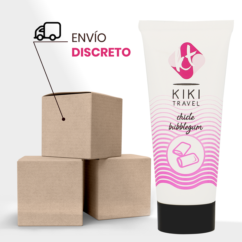 KIKÍ TRAVEL - FRAGOLA GUM LUBRIFICANTE 50 ML